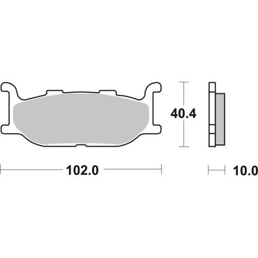 Гальмівні колодки SBS Performance Front Brake Pads