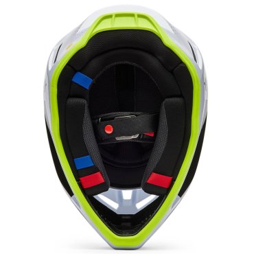 Шолом FOX V3 Helmet - TINE [White]