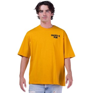 Футболка FOX OVERSIZE Short Sleeve Tee - MOTO-X [Mustard]