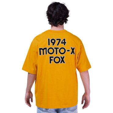 Футболка FOX OVERSIZE Short Sleeve Tee - MOTO-X [Mustard]