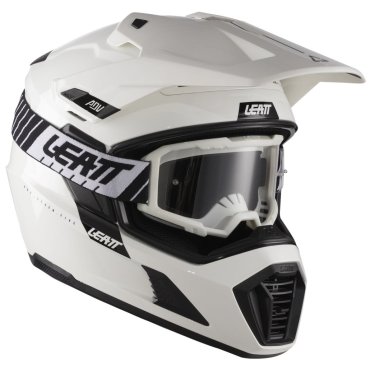 Шолом LEATT 7.5 Adventure Helmet + Goggle [White]