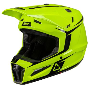 Шолом LEATT Moto 3.5 JR Helmet + Goggle [Neon Yellow]