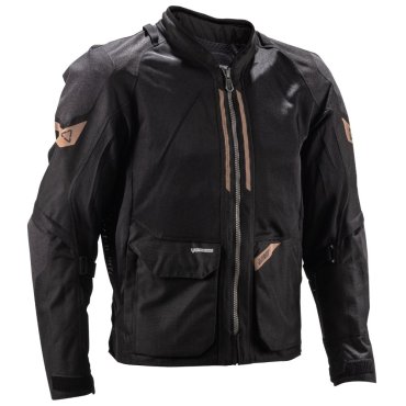 Куртка LEATT 4.5 FlowTour Short Adventure Jacket [Stealth]