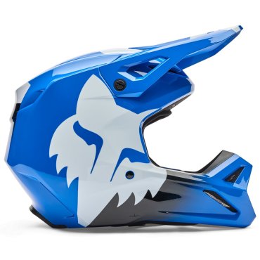 Шолом FOX V1 Helmet - SHIELD [Blue]