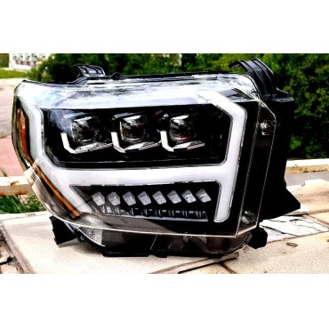 Toyota Tundra 2014+ оптика передняя Full LED стиль MX