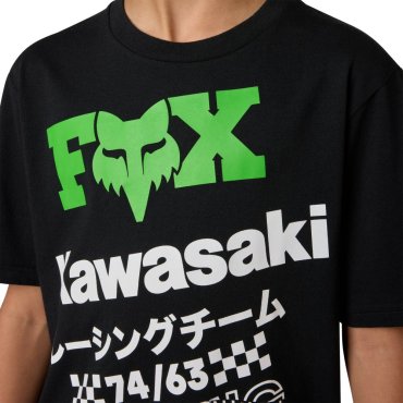 Футболка FOX Youth Short Sleeve Tee - KAWI® [Ultra Black]