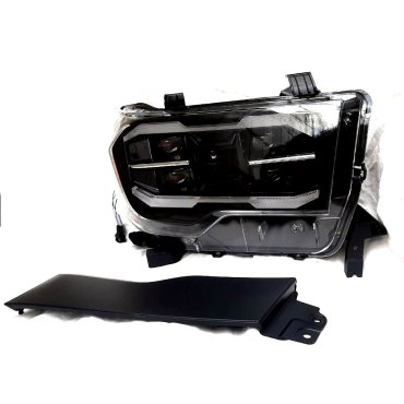 Toyota Tundra 2007+ оптика передняя LED черная RP