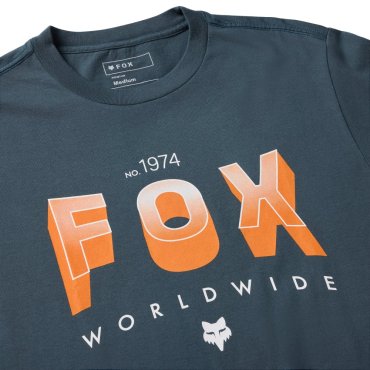 Футболка FOX Short Sleeve Tee - BLOCK [Deep Cobalt]