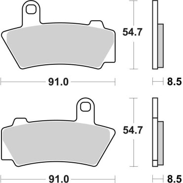 Гальмівні колодки SBS Performance Rear Brake Pads