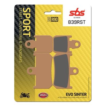 Гальмівні колодки SBS Track Days Front Brake Pads