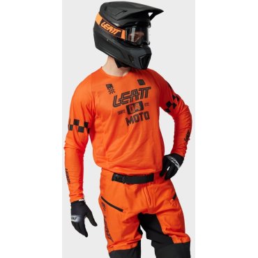 Джерсі LEATT Moto 4.5 X-Flow Enduro Jersey [Orange]