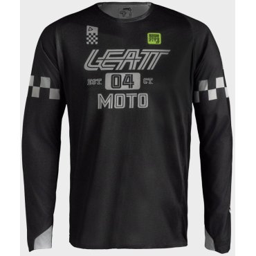 Джерсі LEATT Moto 4.5 X-Flow Enduro Jersey [Black]