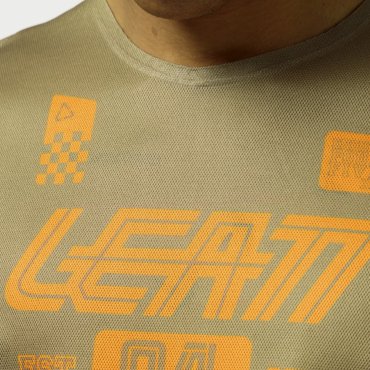 Джерсі LEATT Moto 4.5 X-Flow Enduro Jersey [Khaki Brown]