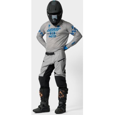 Штани LEATT Moto 4.5 X-Flow Enduro Pant [Steel Grey]