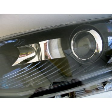 Skoda Octavia A7 оптика передняя тюнинг с ДХО / headlights DRL