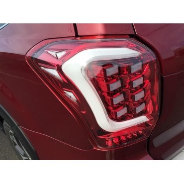 Subaru Forester SJ оптика задняя альтернативная ,фонари тюнинг диодные красные/ LED taillights red  