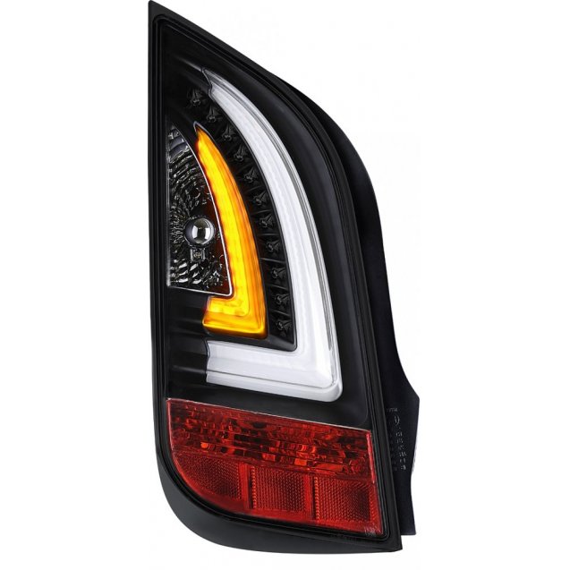 Volkswagen UP! / Skoda CitiGo оптика задняя LED тюнинг фонари черный / LED taillights black