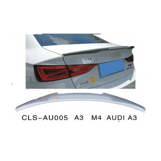 Audi A3 седан 2014+ спойлер лип стиль  M4 ABS