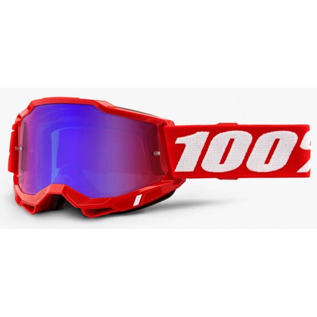Окуляри 100% ACCURI 2 Goggle Red - Mirror Red Lens