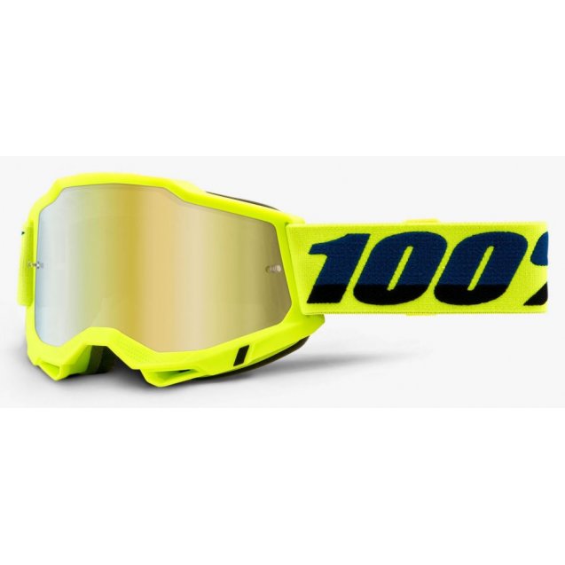 Окуляри 100% ACCURI 2 Goggle Yellow - Mirror Gold Lens