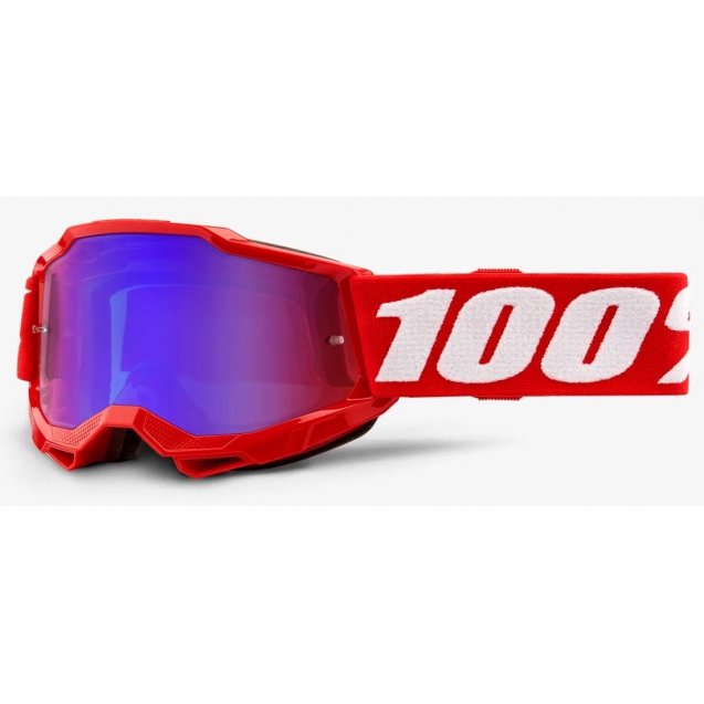 Дитячі окуляри 100% ACCURI 2 Youth Goggle Red - Mirror Blue Lens