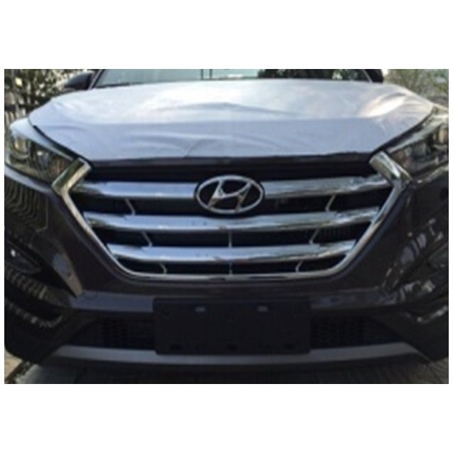 Hyundai Tucson TL 2015 накладка хром на решетку радиатора