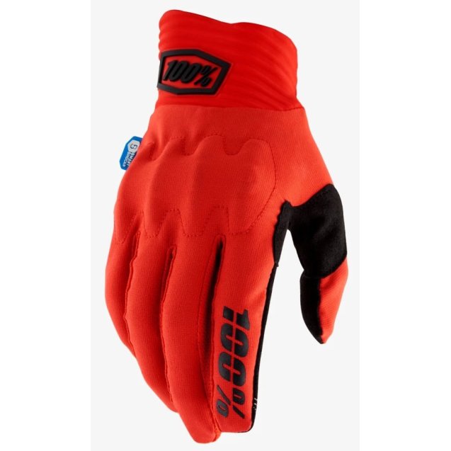 Перчатки Ride 100% COGNITO Smart Shock Glove [Red]