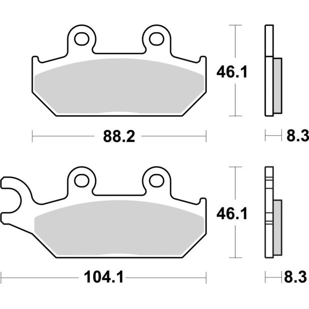 Гальмівні колодки SBS Upgrade Brake Pads