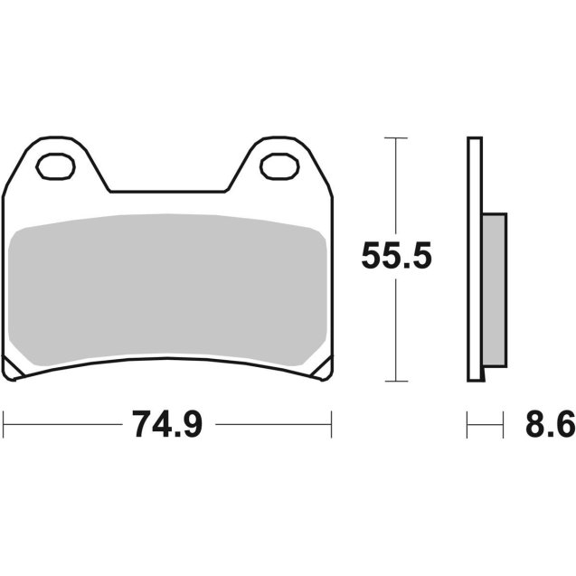 Гальмівні колодки Renthal RC-1 Sport Brake Pads/ HHP