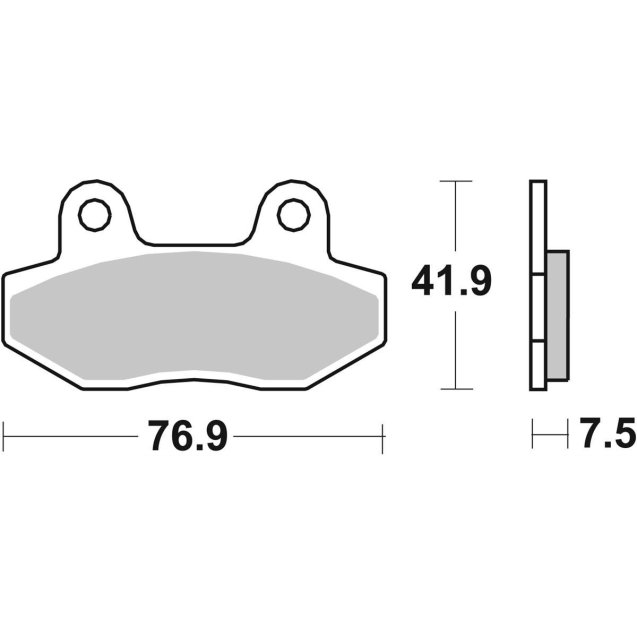 Гальмівні колодки SBS Performance Front Brake Pads