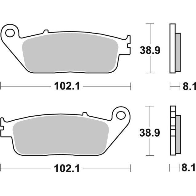 Гальмівні колодки SBS Standard Brake Pads