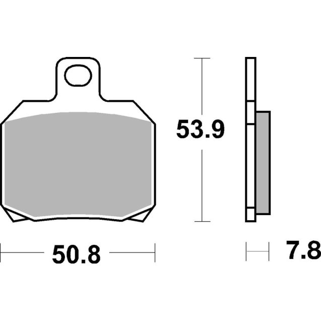 Гальмівні колодки SBS Standard Brake Pads