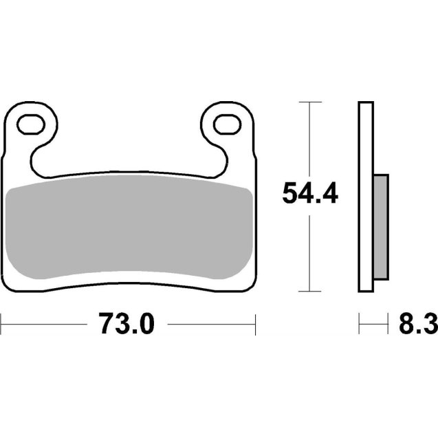 Гальмівні колодки SBS Upgrade Front Brake Pads