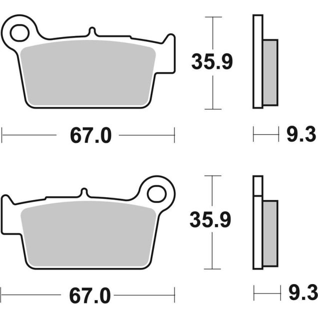 Гальмівні колодки SBS Comp Brake Pads