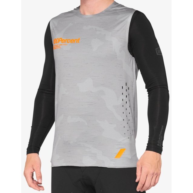 Майка 100% R-CORE Sleeveless Jersey - CONCEPT [Grey]