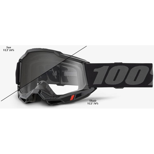 Окуляри 100% ACCURI 2 OTG/UTV/ATV Goggle [Black]