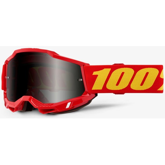 Окуляри 100% ACCURI 2 SAND Goggle Red - Smoke Lens