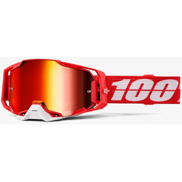 Окуляри 100% ARMEGA Goggle C-Bad - Mirror Red Lens