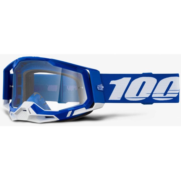 Окуляри 100% RACECRAFT 2 Goggle Blue - Clear Lens