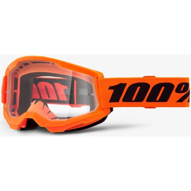 Окуляри 100% STRATA 2 Goggle [Neon Orange]