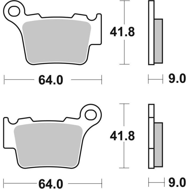 Гальмівні колодки SBS Comp Brake Pads