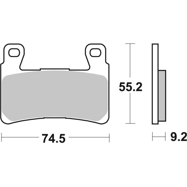 Гальмівні колодки SBS High Performance Front Brake Pads