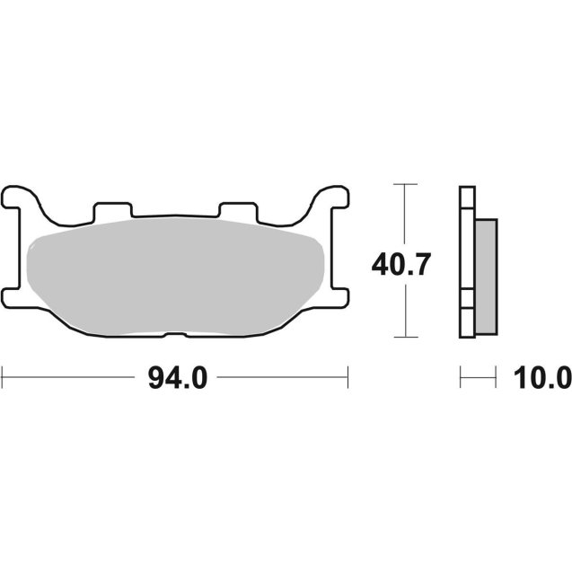 Гальмівні колодки SBS Performance Front Brake Pads