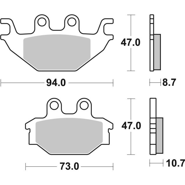 Гальмівні колодки SBS Sport Brake Pads