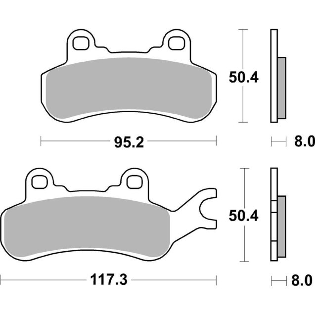 Гальмівні колодки SBS Sport Brake Pads