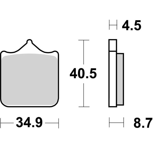 Гальмівні колодки SBS Track Days Front Brake Pads