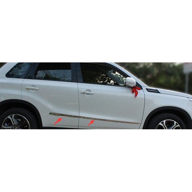 Suzuki Vitara 2015 молдинги дверные хром SS с лого