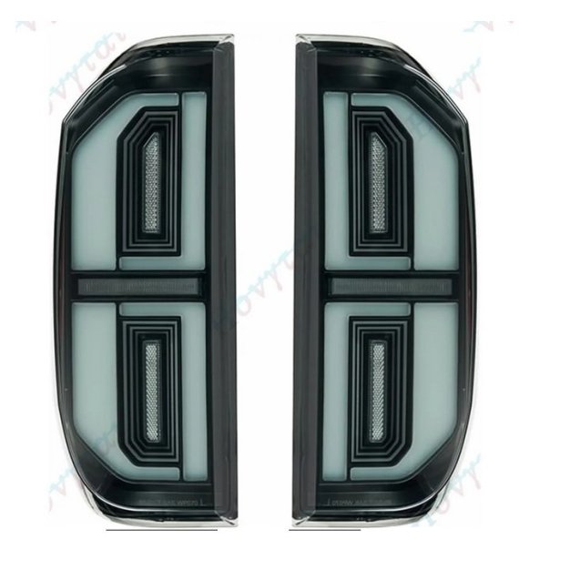 Toyota Tundra 2014+ оптика задняя LED черная CP