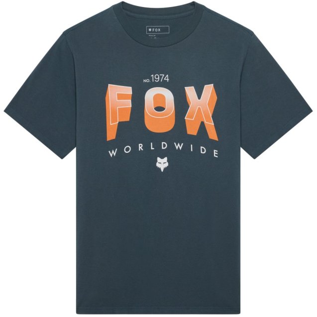 Футболка FOX Short Sleeve Tee - BLOCK [Deep Cobalt]