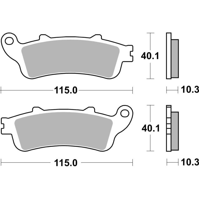 Гальмівні колодки SBS Performance Rear Brake Pads